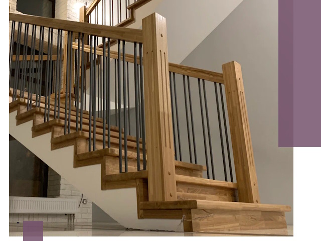 Реставрация деревянных и металлических лестниц в Соколе