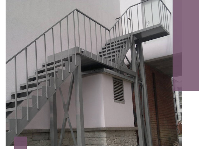 Монтаж пожарных лестниц под ключ в Соколе с гарантией качества