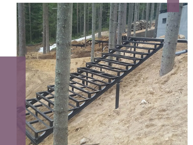 Монтаж металлических лестниц в Соколе от 13805 руб. 