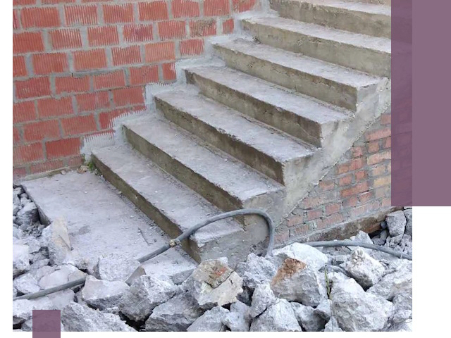 Демонтаж бетонных лестниц в Соколе: быстро и безопасно