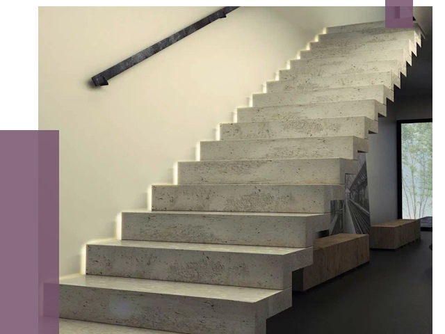 Облицовка бетонных лестниц в Соколе от 4689 руб/м2 