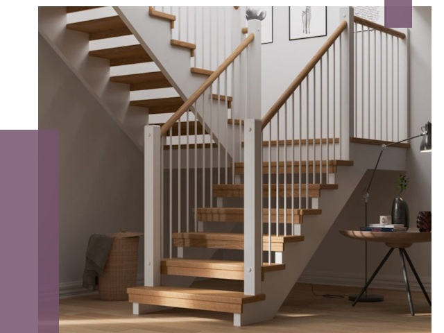 Маршевые лестницы в Соколе от 38811 руб. — монтаж | ПРОЛЁТ-Скл