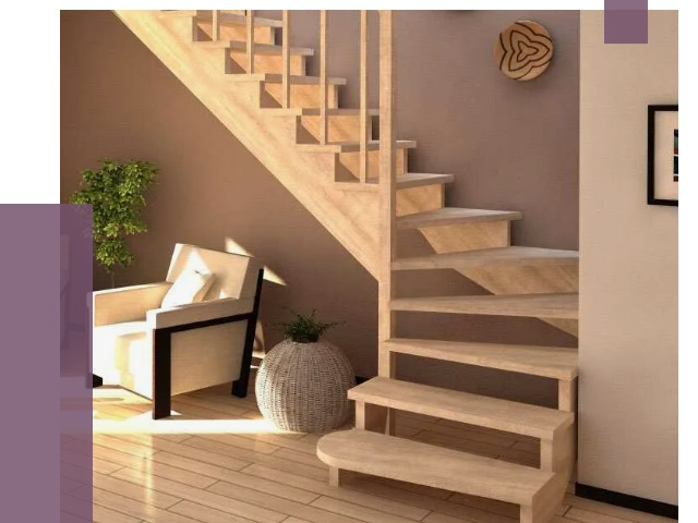 Изготовление Г-образных лестниц в Соколе от 19275 руб. 