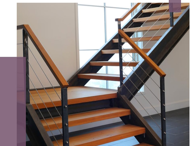 Изготовление лестниц на металлокаркасе в Соколе от 19275 руб. | ПРОЛЁТ-Скл