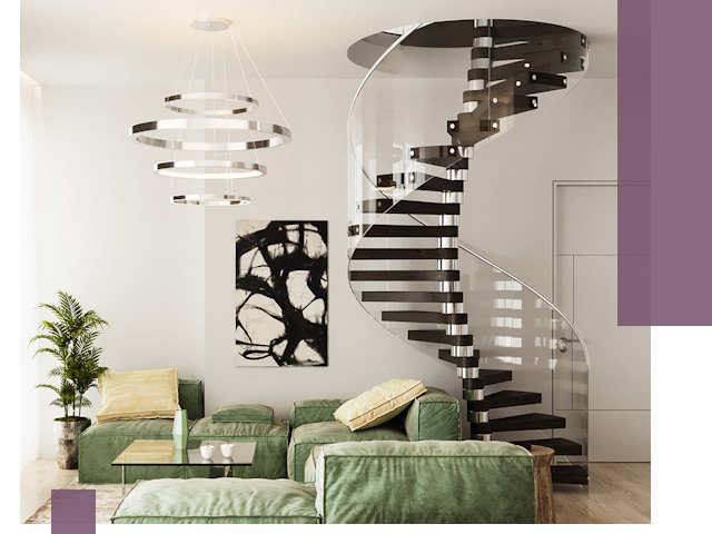 Лестницы для двухуровневой квартиры в Соколе — изготовление и монтаж