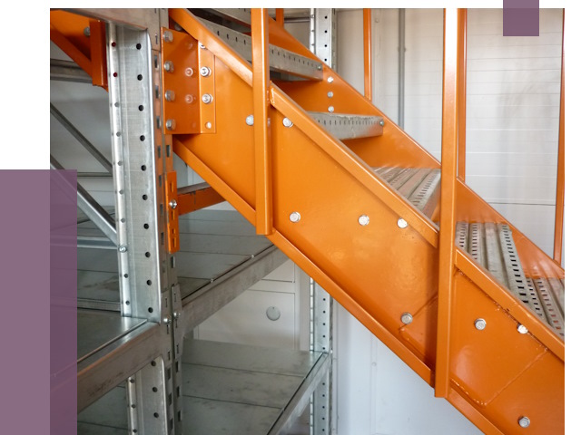 Лестницы для склада в Соколе от 78143 руб. — решения | ПРОЛЁТ-Скл