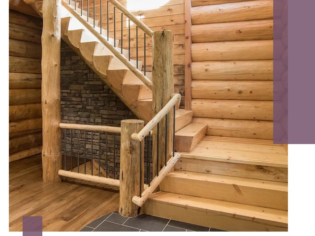 Лестницы в баню под заказ и профессиональный монтаж в Соколе