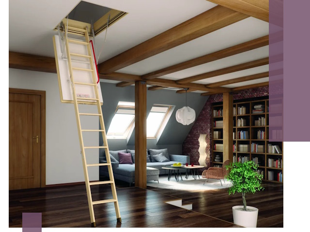 Чердачные лестницы под ключ в Соколе: изготовление и монтаж