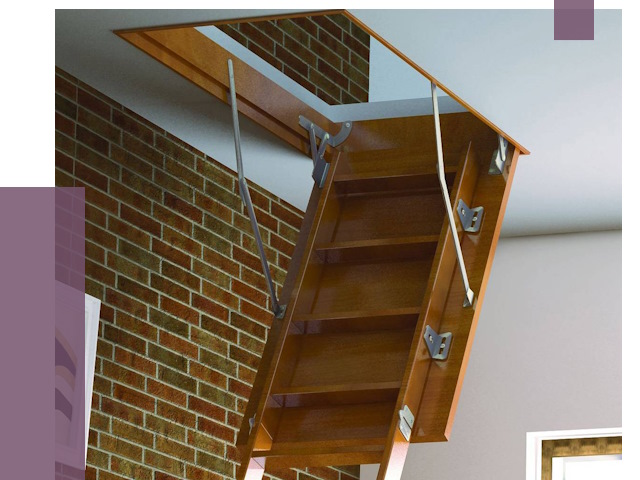 Установка чердачной лестницы в Соколе от 7971 руб. | ПРОЛЁТ-Скл