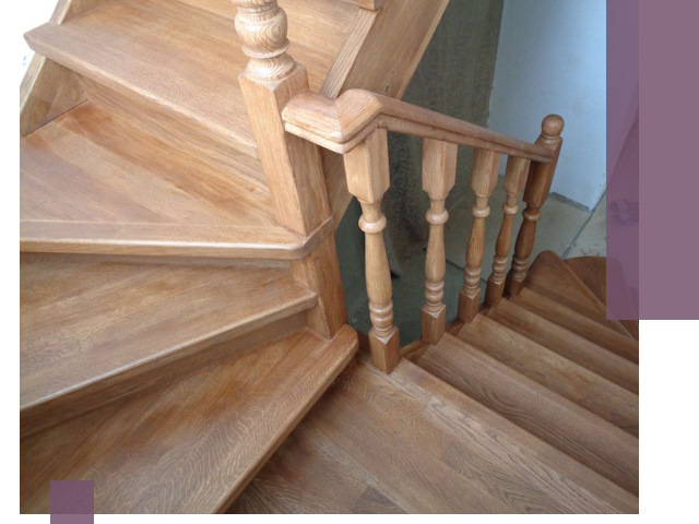 Дубовые лестницы под ключ в Соколе: изготовление и монтаж