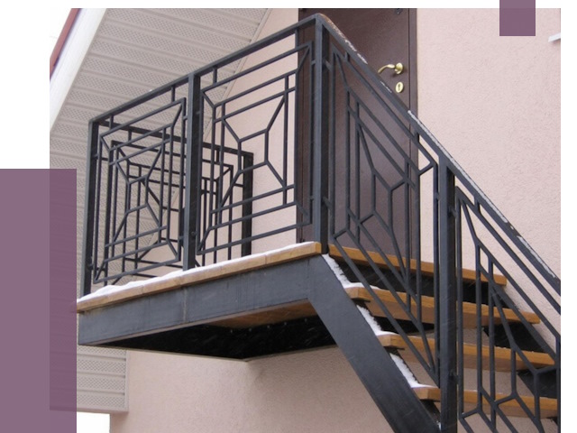 Металлические перила в Соколе от 4376 руб.  | ПРОЛЁТ-Скл