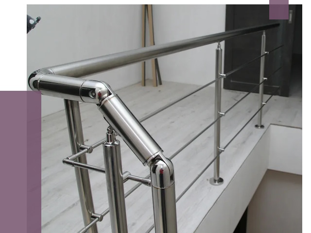 Перила из нержавеющей стали в Соколе от 9169 руб. под ключ | ПРОЛЁТ-Скл