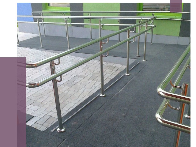 Ограждения пандусов в Соколе от 4428 руб. монтаж | ПРОЛЁТ-Скл