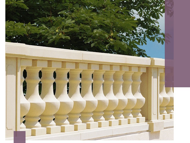 Установка балюстрады в Соколе: изготовление и монтаж под ключ