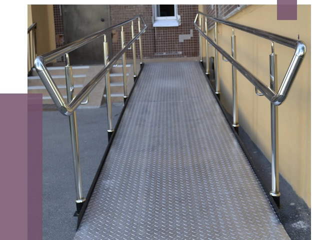 Пандусы в Соколе от 12503 руб. — установка для инвалидов | ПРОЛЁТ-Скл