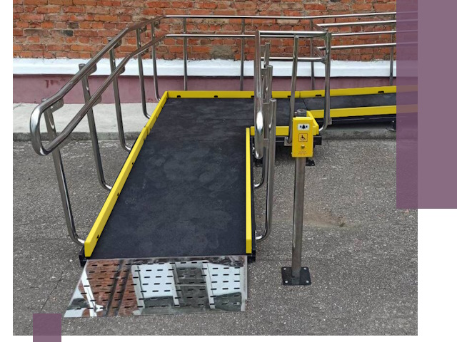 Изготовление наклонных пандусов для инвалидов в Соколе