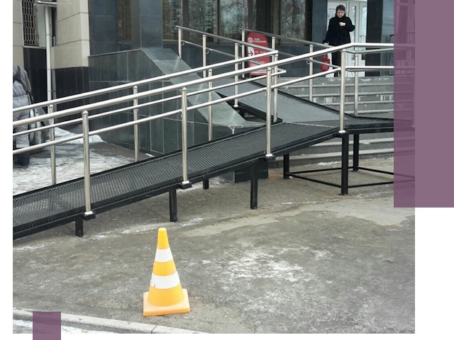 Стационарные пандусы под ключ в Соколе — изготовление и монтаж