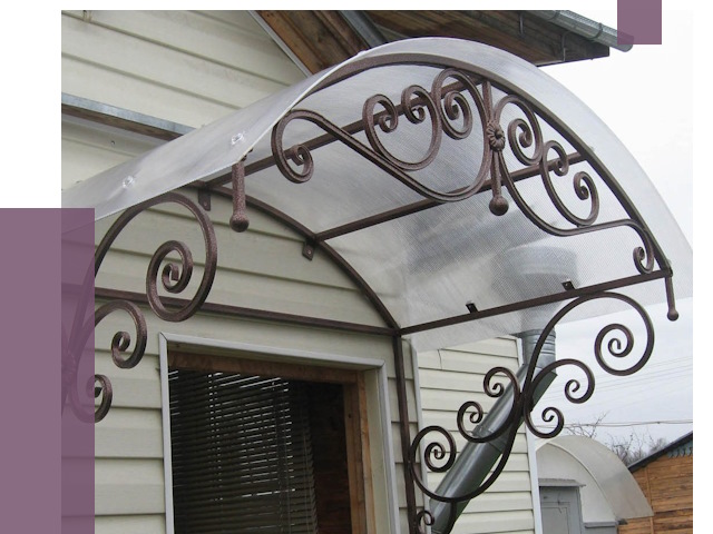 Изготовление козырьков в Соколе от 7502 руб. — заказать | ПРОЛЁТ-Скл