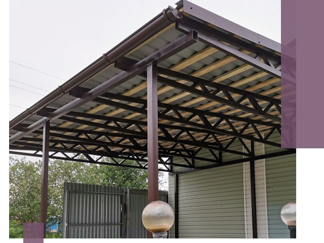 Навесы под ключ в Соколе: изготовление, монтаж и гарантия