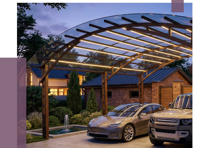 Металлические навесы в Соколе от 12920 руб. под ключ — ПРОЛЁТ-Скл