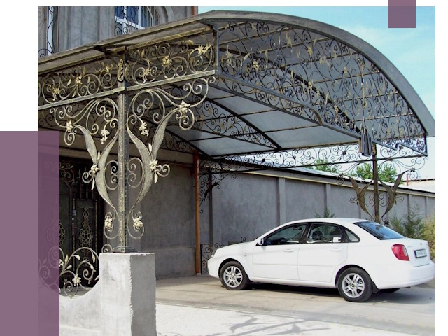 Кованые навесы в Соколе от 14847 руб. | ПРОЛЁТ-Скл
