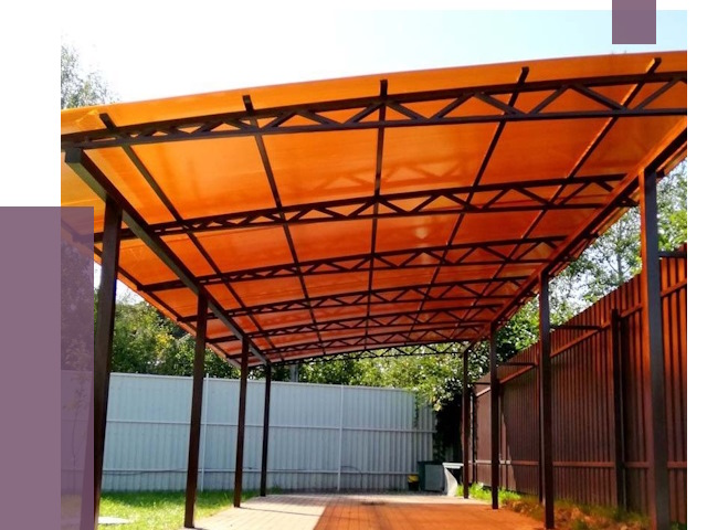 Односкатные навесы под ключ в Соколе от 13388 руб. 