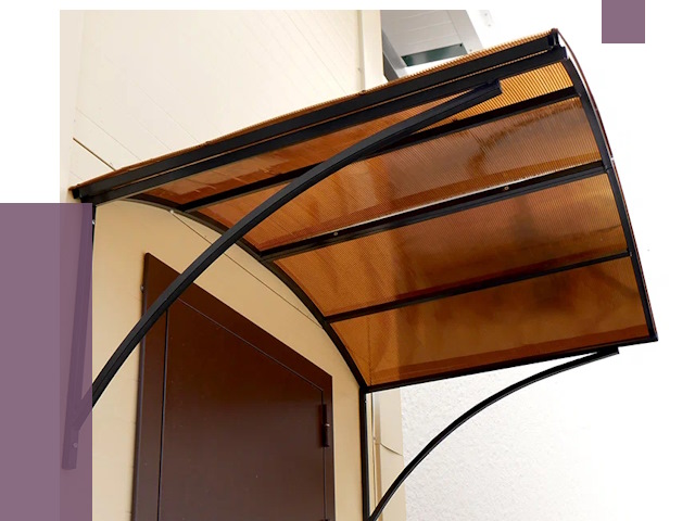 Недорогие козырьки в Соколе от 7731 руб.  | ПРОЛЁТ-Скл