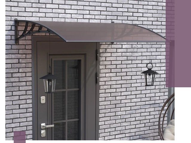 Недорогие козырьки и навесы под ключ в Соколе