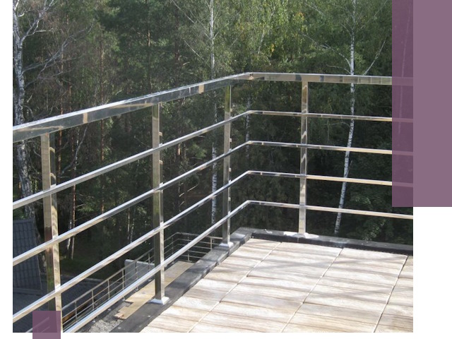 Парапеты из нержавеющей стали в Соколе — изготовление и монтаж