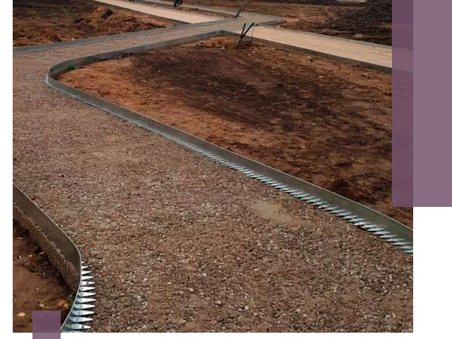 Металлические бордюры под ключ в Соколе — изготовление и монтаж