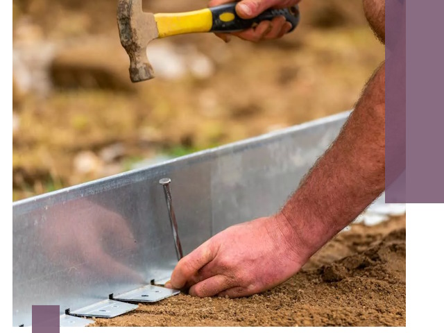 Монтаж металлических бордюров в Соколе быстро и качественно