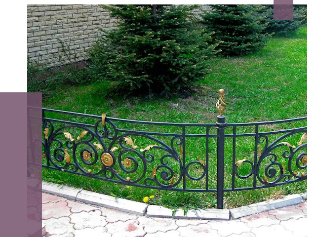 Кованые газонные ограждения в Соколе от 7762 руб. — ПРОЛЁТ-Скл